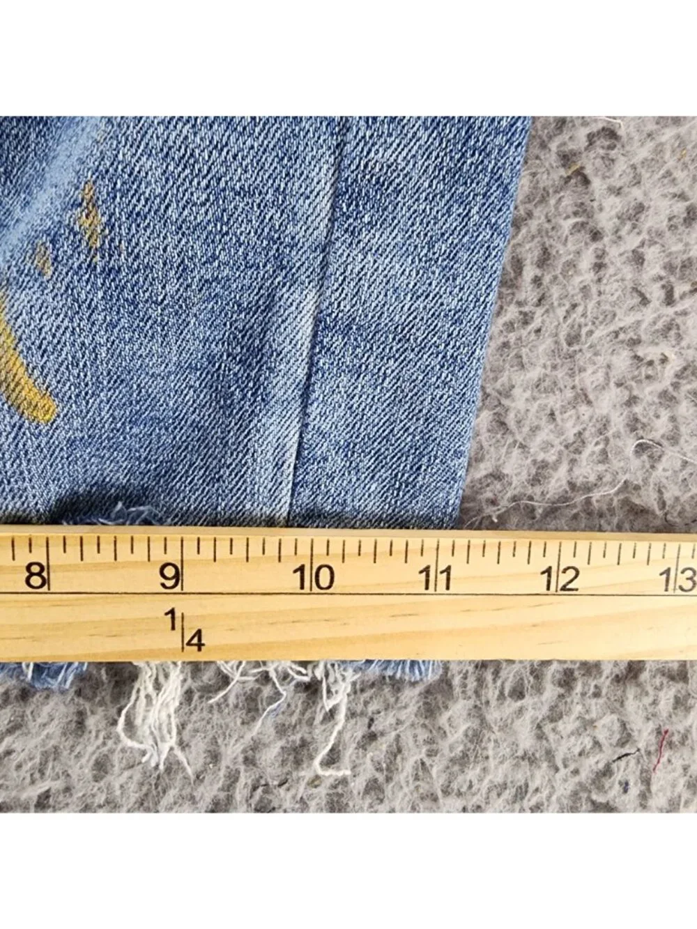 Judy Blue Shorts Womens Large Blue Stretch Denim Jean Cutoff Jorts *Read*